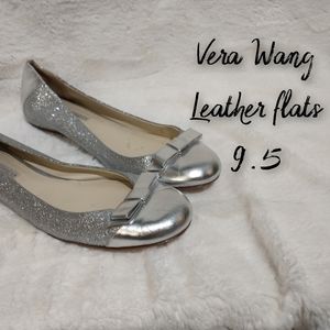 Vera Wang lavender line, silver sparkly flats 9.5